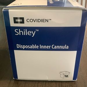 Coviden Shiley 6IC75 Disposable Inner Cannula Size 6 Box of 10 Exp: 2026